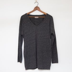 Velvet by Graham & Spencer Gray Lounge Tee size L